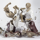 Illustration for article titled Porcelain fighters come to life when you crash them against the floor